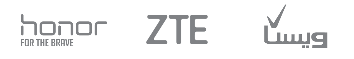 لوگو Honor,ZTE,ویستا- آژانس دیجیتال کربن- تبلیغات- تبلیعات دیجیتال